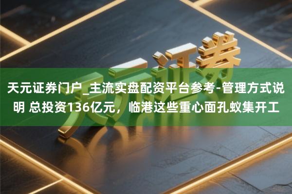 天元证券门户_主流实盘配资平台参考-管理方式说明 总投资136亿元，临港这些重心面孔蚁集开工